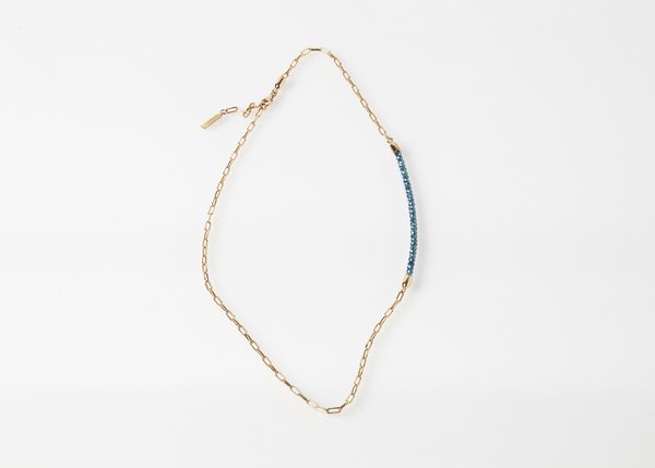INIZIO necklace blue diamonds / 18kt gold  